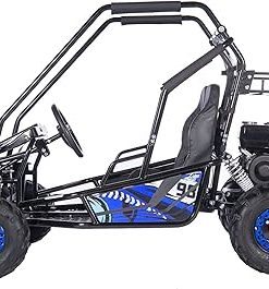 MotoTec Mud Monster XL 212cc 2 Seat Go Kart Full Suspension Blue