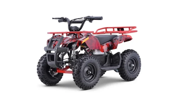 MotoTec 36v 500w Sonora Kids ATV Red Flame