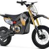 MotoTec 48v Pro Electric Dirt Bike 1600w Lithium Orange