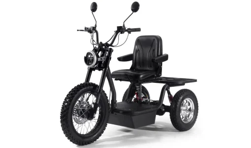 MotoTec Electric Trike 60v 1800w Black